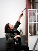 Heute starten wir mal im Jazzcampus: da wird nämlich aufgebaut,