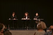 Und im Unionsaal: Carolin Emcke, Lena Gorelik und Maryam Zaree.