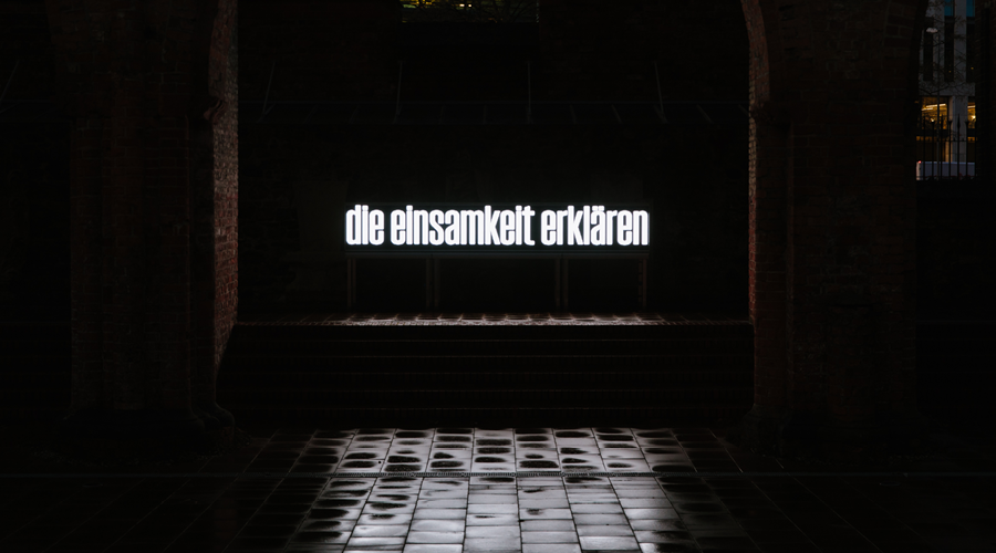 Displayed Words – Displaced, Klosterruine, Berlin, CCA Berlin, 2023.
