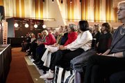 Natürlich in der Frontrow: Die Jury (Yeboaa Ofosu, Martina Läubli, Tanja Bhend, Sieglinde Geisel und Annette König)